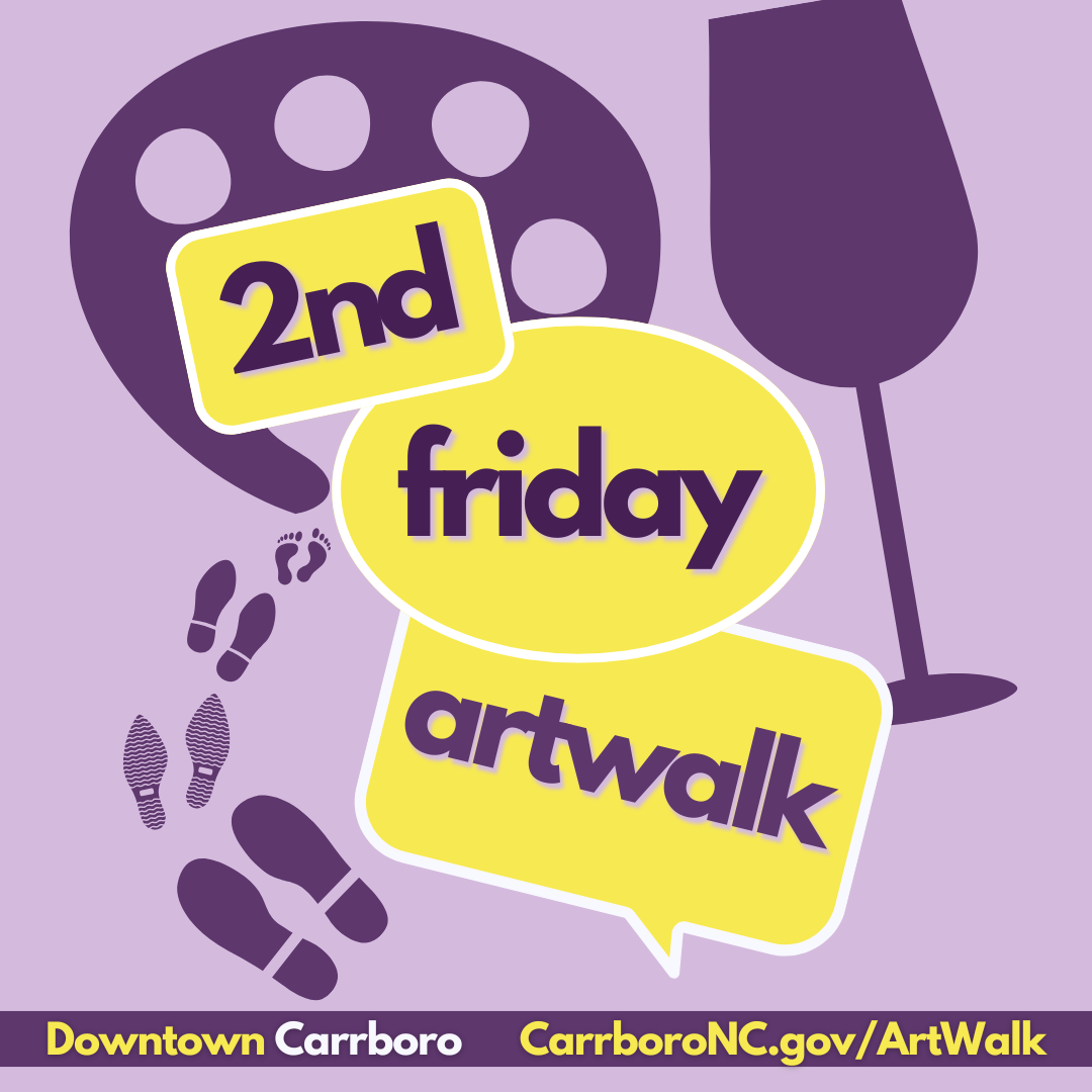 2nd friday art walk graphic